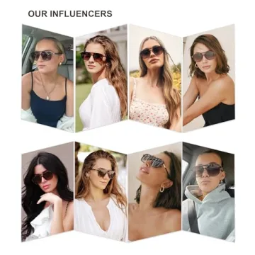 SOJOS Retro Aviator Sunglasses for Women Men,Trendy Rectangle Womens Mens Shades Sun Glasses SJ2202 Tortoise Frame Brown Grading Lens