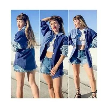 Luvamia Women Oversized Jacket Plus Size Fashion Staple