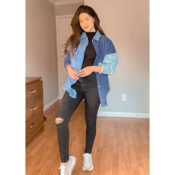 Luvamia Women Oversized Jacket Plus Size Fashion Staple