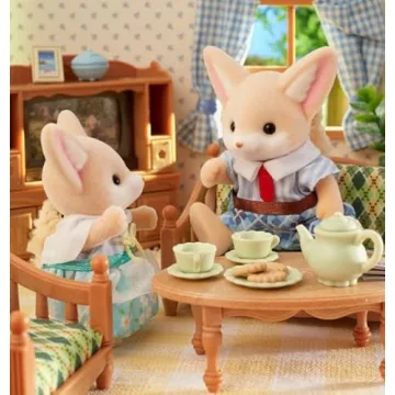 Calico Critters Fennec Fox Twins Set of 2 Collectible Figures