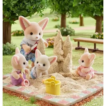 Calico Critters Fennec Fox Twins Set of 2 Collectible Figures