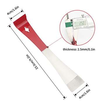 KINGLAKE Steel Hive Tool: The Ideal Beekeeping Scraper & Frame Lifter