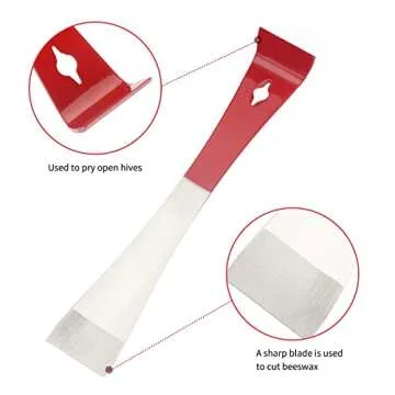 KINGLAKE Hive Tool: Durable Beekeeping Scraper & Lifter