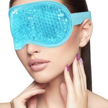 Weighted Eye Mask for Puffy Eyes and Headaches