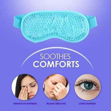 Weighted Eye Mask for Puffy Eyes and Headaches