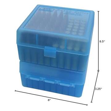 MTM 100 Round Flip-Top Rifle Ammo Box - Durable & Secure
