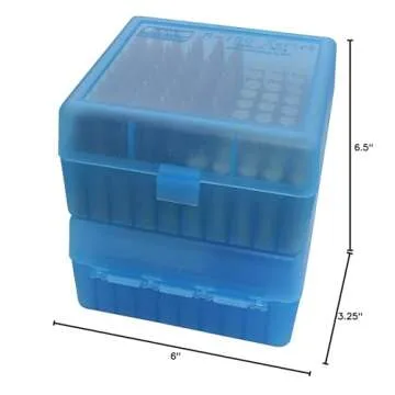 MTM 100 Round Flip-Top Rifle Ammo Box - Durable & Secure