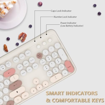 Charming Wireless Keyboard and Mouse Combo for All