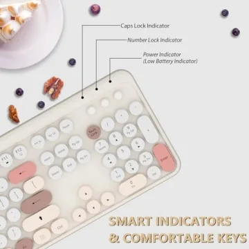 Charming Wireless Keyboard and Mouse Combo for All