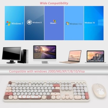 Charming Wireless Keyboard and Mouse Combo for All