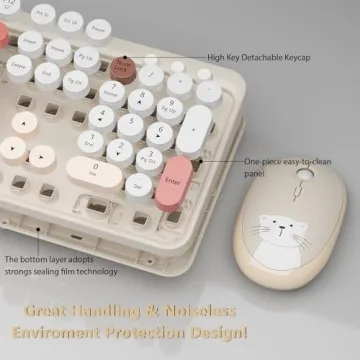 Charming Wireless Keyboard and Mouse Combo for All