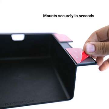 Elevation Lab Elevation Shelf - Under Desk Storage Shelf/Desk Organizer | for Adjustable Stand Up Desks, Workstations, Gaming, Desk Accessories