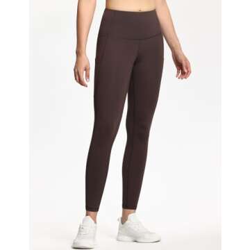 High Waist Yoga Pants with Pockets for Women
