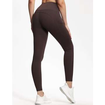High Waist Yoga Pants with Pockets for Women