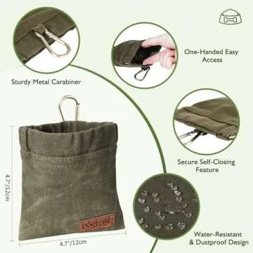 ETIAL Dog Treat Pouch for Easy Pet Treats on the Go