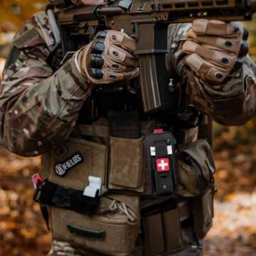 Vviitop Tourniquet Holder, Small Trauma Portable Tactical First Aid Pouch with Molle System IFAK Med...