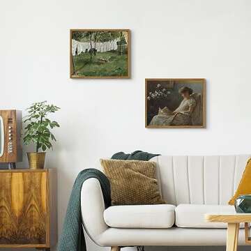 InSimSea Vintage Canvas Wall Art for Elegant Home Decor