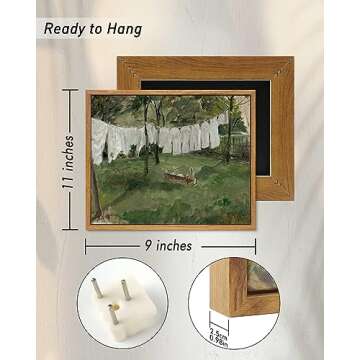 InSimSea Vintage Canvas Wall Art for Elegant Home Decor