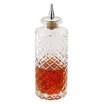 Barfly Bitters Bottle - Cut Crystal - 150 Ml, Glass