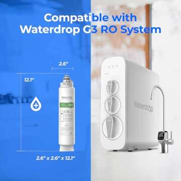 Waterdrop WD-G3-CB Replacement Filter for Enhanced Water Quality