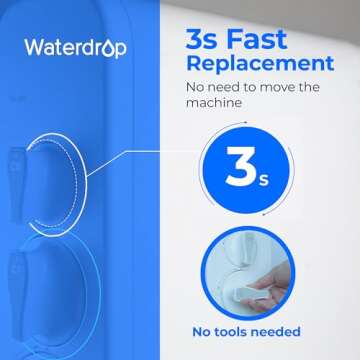 Waterdrop WD-G3-CB Filter for Pure Water Effortlessly