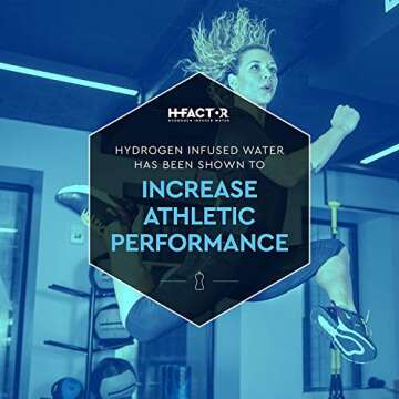 H Factor Hydrogen Water Can (12 Pack), Workout Recovery Drink, Contains Molecular Hydrogen to Support Athletic Performance