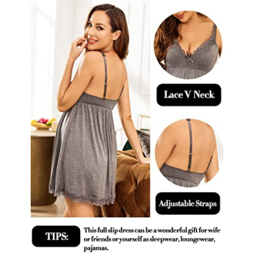 Avidlove Lace Chemise Nightgown for Stylish Comfort
