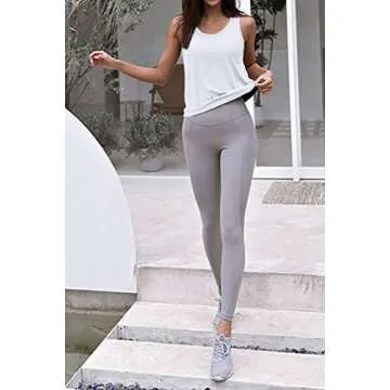 OYANUS Womens Summer Workout Tops Sexy Backless Yoga Shirts Open Back Activewear Running Sports Gym Tank Tops White M