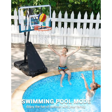 WIN.MAX Adjustable Basketball Hoop for All Ages and Skill Levels