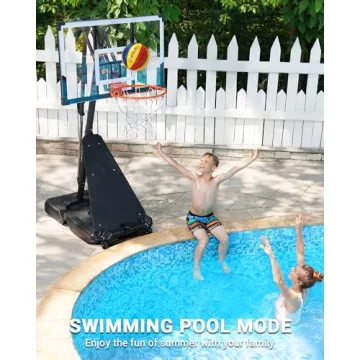 WIN.MAX Adjustable Basketball Hoop for All Ages and Skill Levels