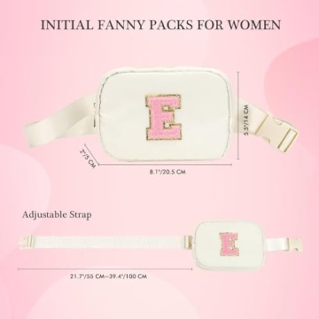 YOOLIFE Initial Belt Bag - Perfect Gift for Young Girls