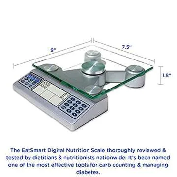 Eat Smart Digital Nutrition Food Scale for Healthy Eating