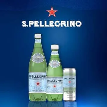 S.Pellegrino Sparkling Natural Mineral Water, Unflavored, 11.15 Fl. Oz (Pack of 24)