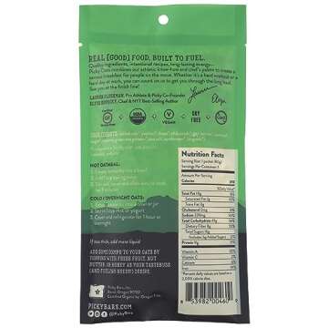 PICKY BARS Organic Game, Set, Matcha Oatmeal, 2.82 OZ