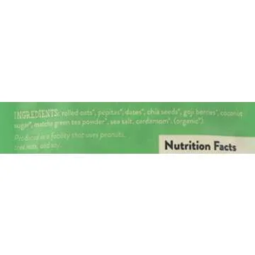 PICKY BARS Organic Game, Set, Matcha Oatmeal, 2.82 OZ