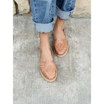 Macarena Collection Sandals Stylish Leather Huarches Women