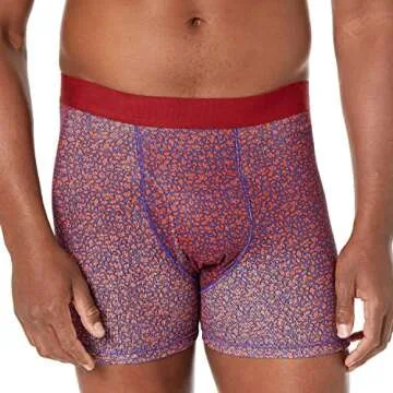 Comfortable Amazon Men's Boxer Briefs, Tag-Free Pack of 5