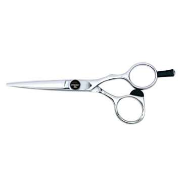 Cricket S1 Pro Series 500 5 inch Shears Professional Stylist Barber Hair Cutting Scissors, Convex Edge, Swedish Steel