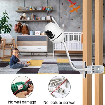Baby Monitor Mount for HelloBaby Models with Flexible Clamp