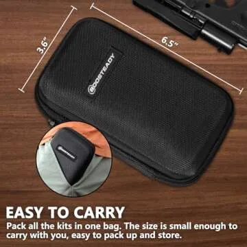 BOOSTEADY Universal Handgun Cleaning Kit for All Calibers
