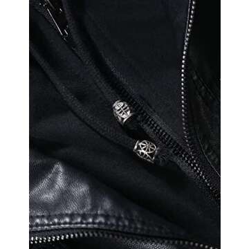 Stylish Springrain Women's Faux Leather Moto Jacket