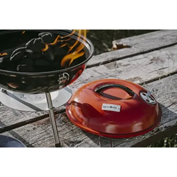 Gas One 14" Portable Grill – Charcoal & Locking Lid