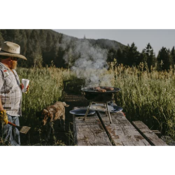 Gas One 14" Portable Grill – Charcoal & Locking Lid