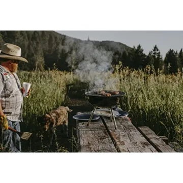 Gas One 14" Portable Grill – Charcoal & Locking Lid