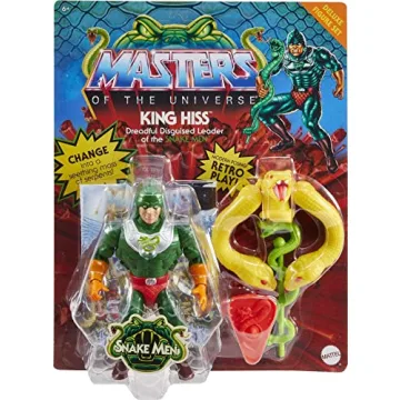 King Hiss Deluxe Action Figure - Masters of the Universe Collectible