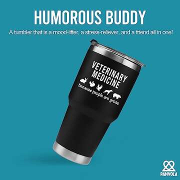 Veterinary Medicine Because People Are Gross Veterinary Gifts Vacuum Insulated Stainless Steel Tumbl...