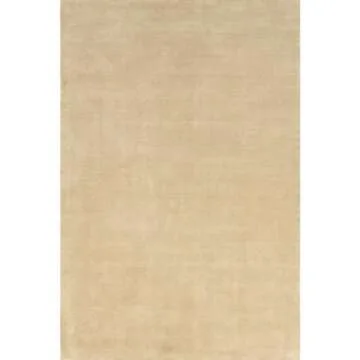 Rugs USA x Arvin Olano Arrel Speckled Wool-Blend Area Rug - 6x9 Area Rug Contemporary Sand for Living Room Bedroom Dining Room