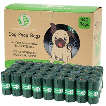 GREENER WALKER 540 Eco-Friendly Dog Poop Bags