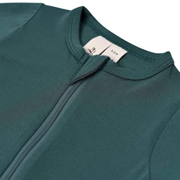 KYTE Baby Zipper Closure Footies for Infants 0-3 Months