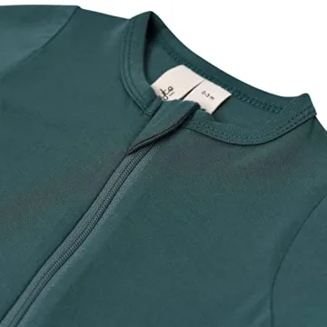 KYTE Baby Zipper Closure Footies for Infants 0-3 Months